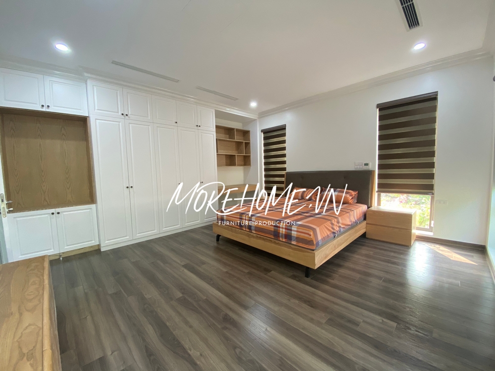 Thi công nội thất phòng ngủ nhà phố, biệt thự được sắp xếp tính toán hợp lí mang lại sự tiện nghi, thẩm mỹ cũng như thể hiện tính cách của gia chủ.